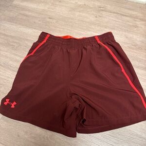 Under Armour Men's Red Athletic Shorts